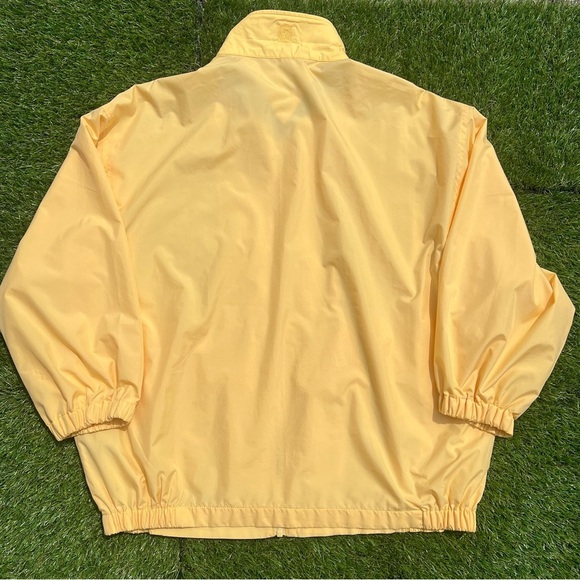 Tommy Hilfiger Golf, Yellow Windbreaker Lightweight Athletic Jacket, Size L - Picture 5 of 9